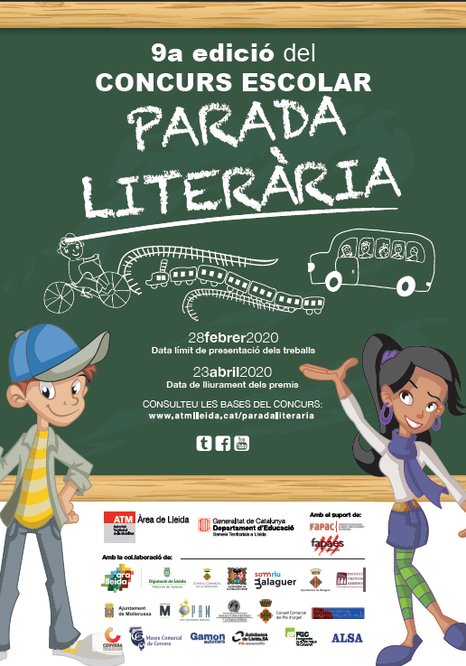Ampliem el termini d'inscripció del concurs escolar Parada Literària. 