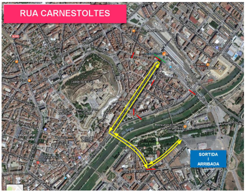 Afectacions de trànsit amb motiu de la Rua de Carnaval de Lleida