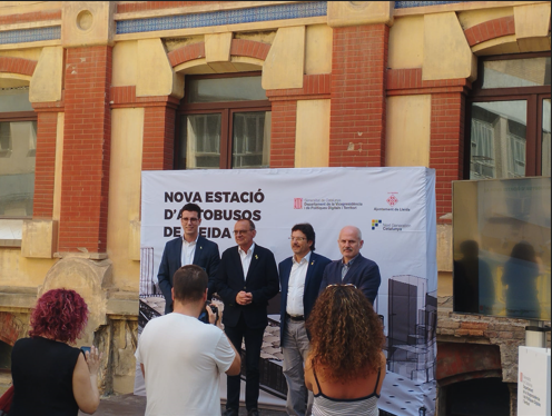 Presentació de la nova estació d'autobusos de Lleida